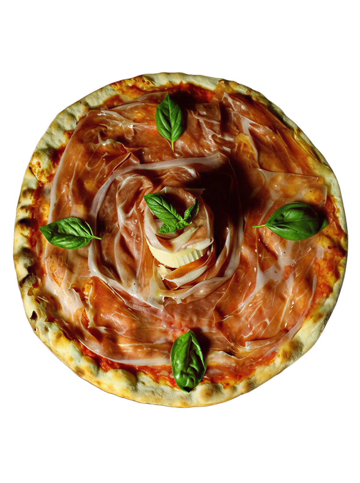 Pizza fresca appena sfornata